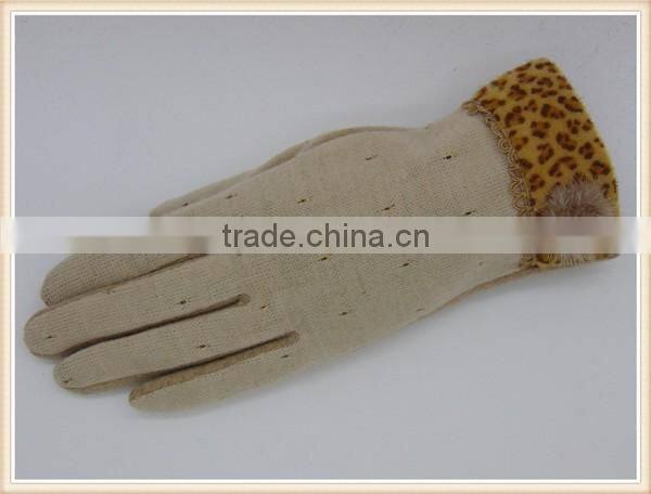 Outdoor Cold-proof Five Finger Micro-velet Driving Hand Gloves in Hot Sale