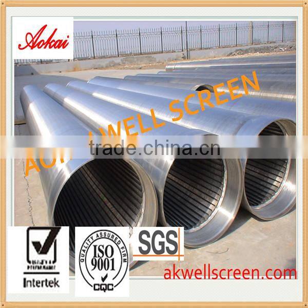 AOKAI stainless steel wedge wire screens/johnson type well screen 2013 new product
