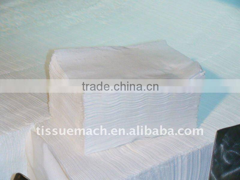 High speed and hot selling easy operation small facial paper automatic machine