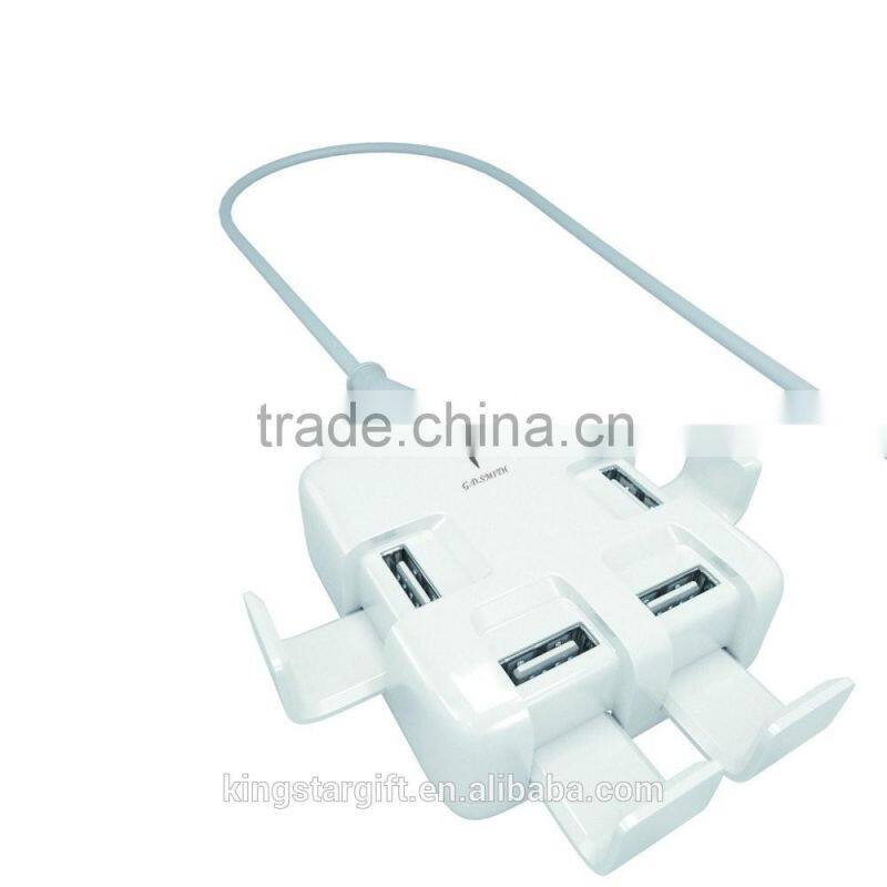 US plug wall travel 4 port usb charger