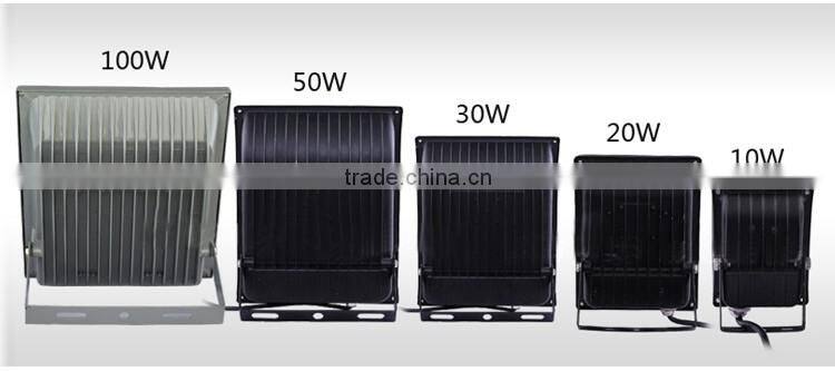 Mingshuai LED flood lights for outdoor lighting IP65 water proof thick TUV CE and RoHS approved