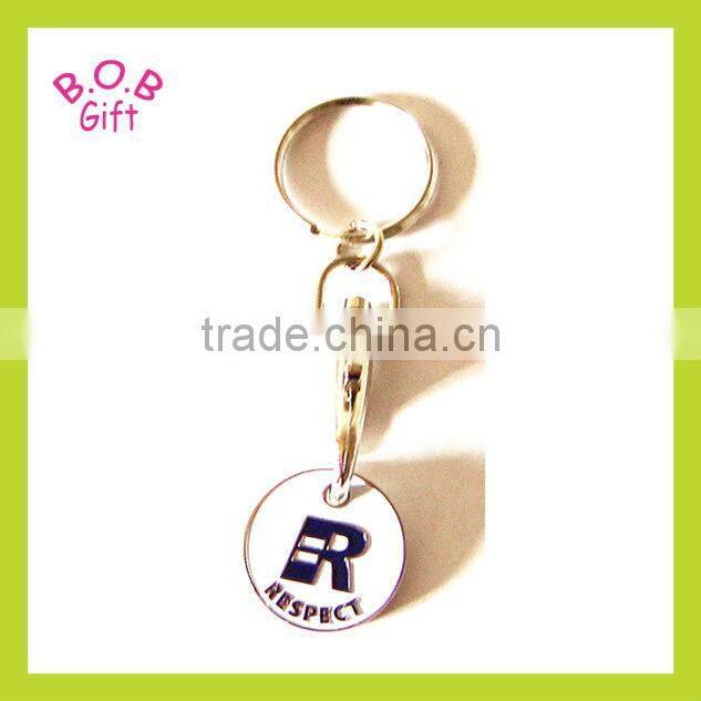 2013 fashion custom cut out metal keychain