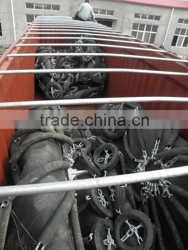 Floating pneumatic Yokohama marine rubber ball/dock rubber ball