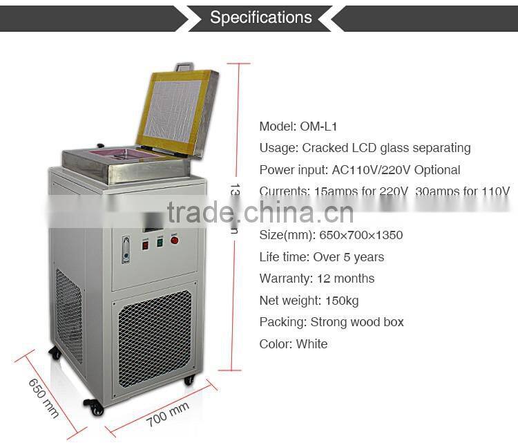 Latest technology Frozen LCD Screen Separator apply to all iPhone series