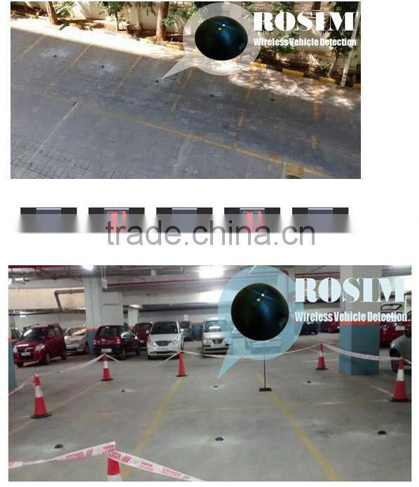 Hottest sale wireless ultrasonic parking space detector for outdoor parking guidance system