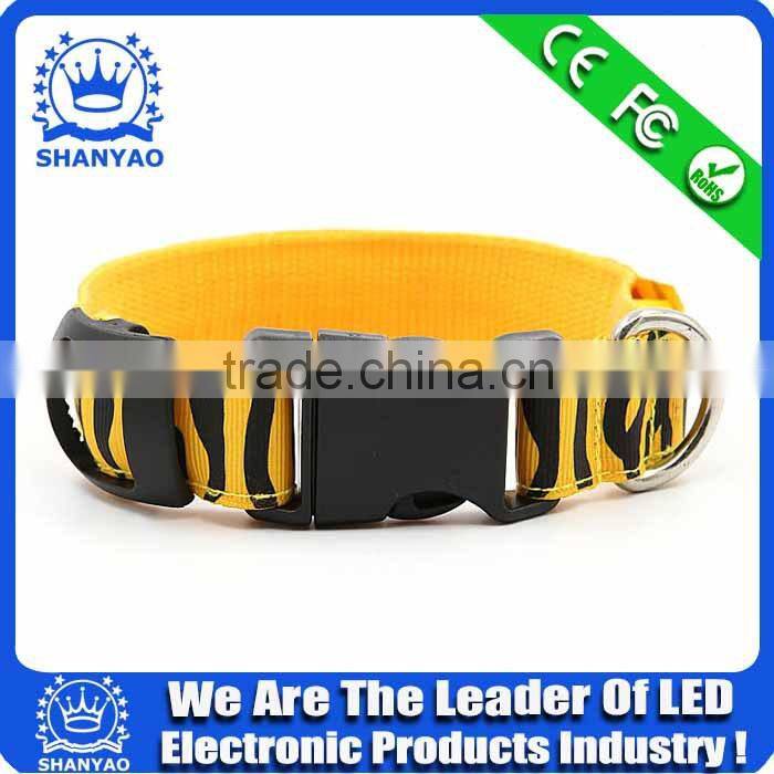 2015 Hot Selling LED Flashing Pet Collar