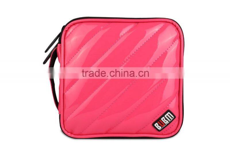 New Product BUBM SHENZHEN PU Pink CD DVD Case WHOLESALE