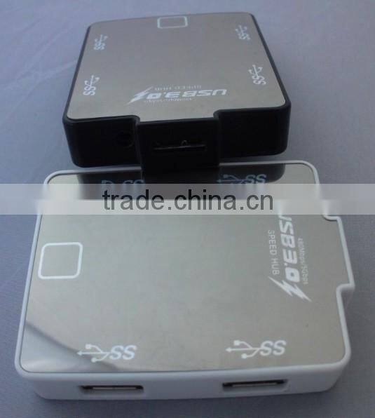 High speed USB3.0 HUB 4Ports 5Gbps Splitter Power Adapter