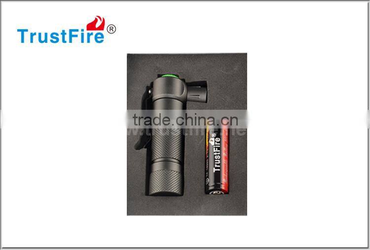 280 Lumens LED Flashlight with Pocket Clip/Brillant Black XPE 3W Torch Light best Waterproof LED Searchlight