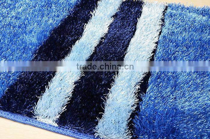 100%Polyester Shaggy 3PCS Bath Mats Set With Modern Design