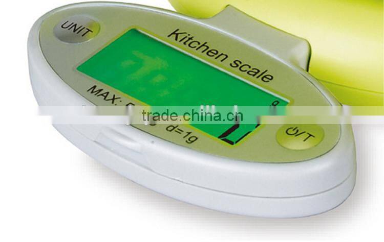 5000g Cheap accurate digital kitchen scale electronic food kitchen scale