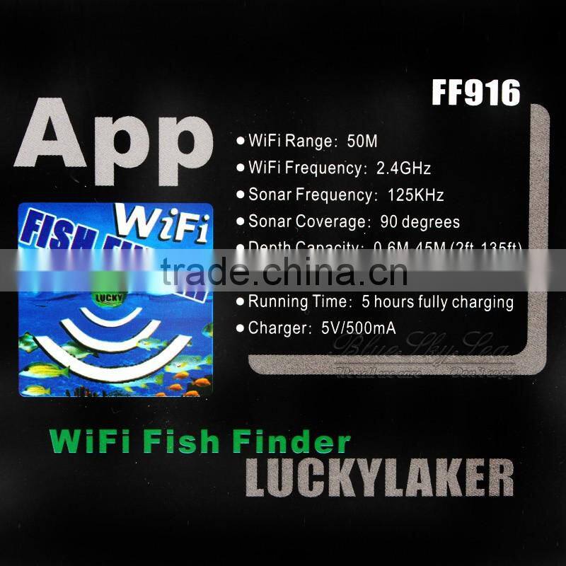 F0423 Professional sonar wireless fish finder lucky fish finder ff918 with high quality