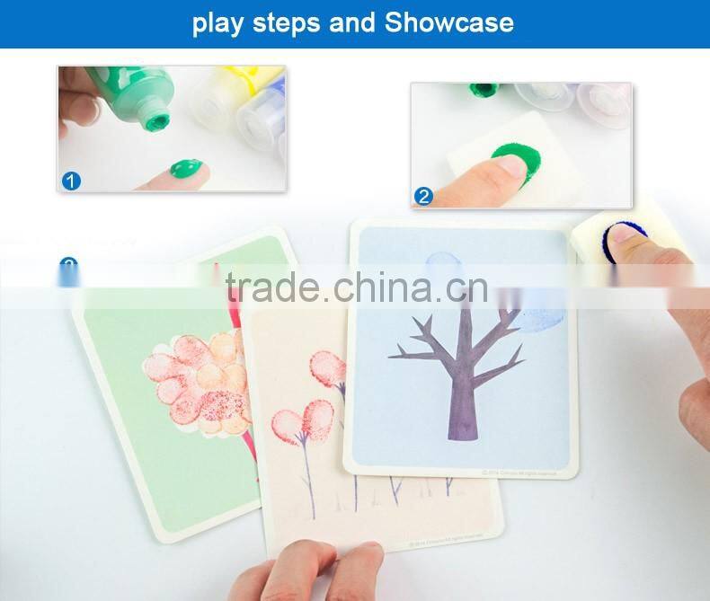 Paint color finger paint for kid