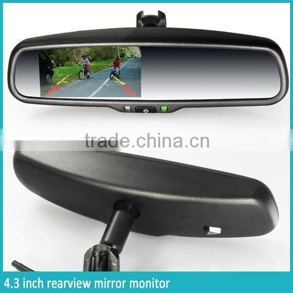 Germid 4.3inch Rearview Mirror Ultral-high brightness monitor with Parking sensor