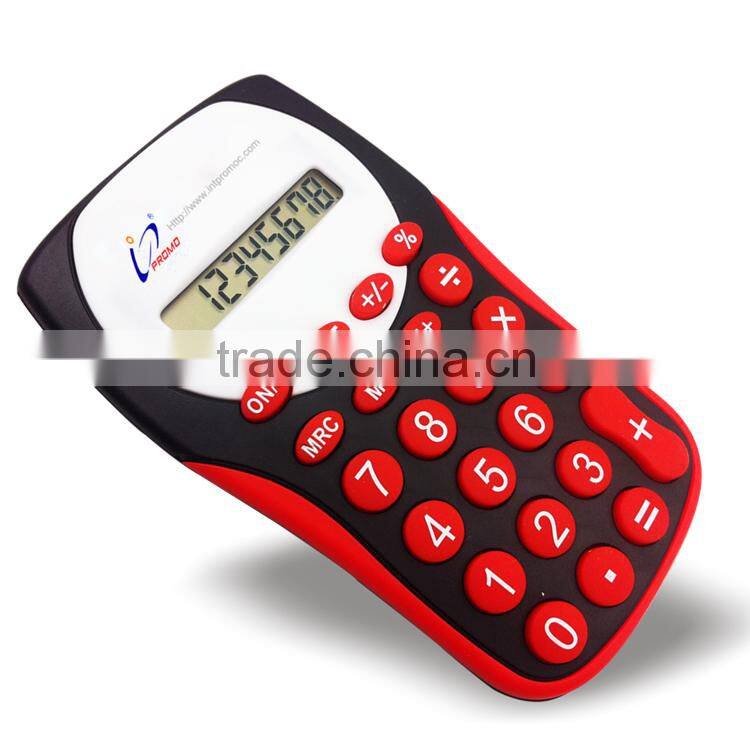 8 digts slim hand hold calculator
