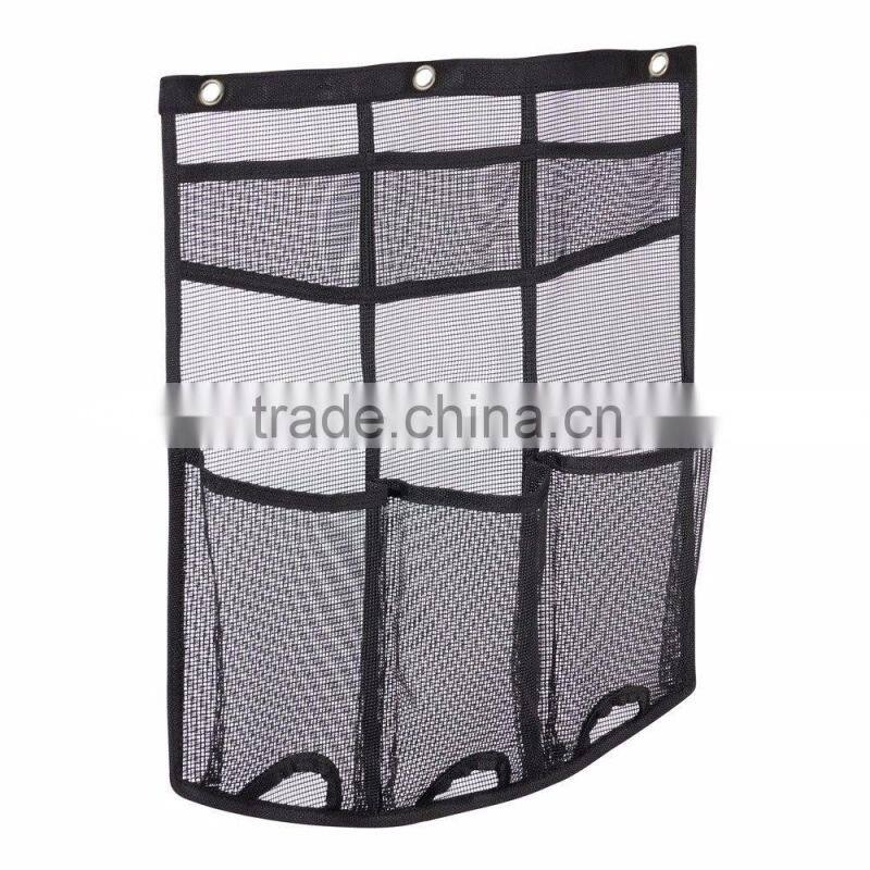 InterDesign Una Bathroom Over Door Mesh Shower Caddy for Shampoo Conditioner Soap Mesh Hanging