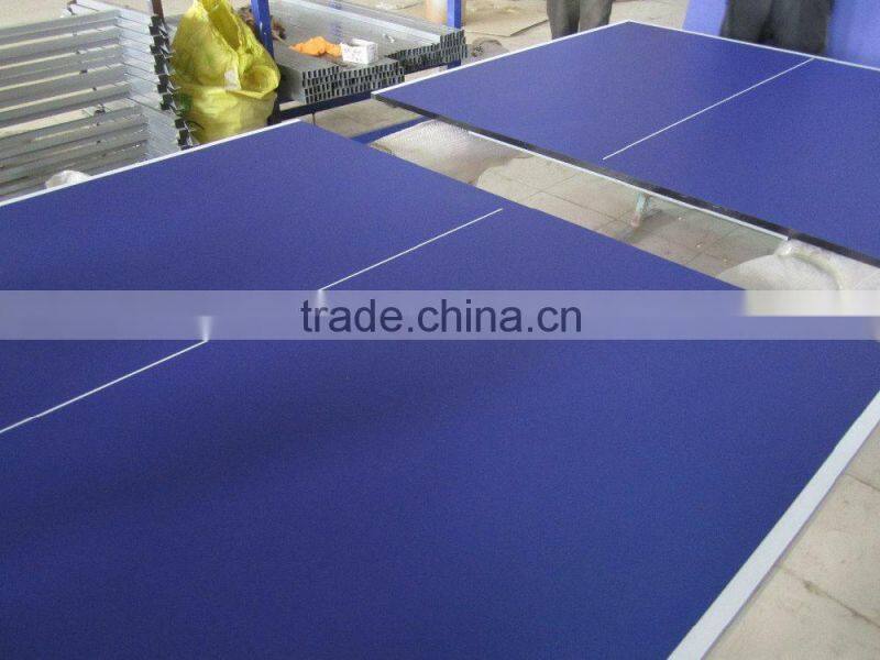 Blue waterproof Table Tennis Top Ping Pong Tennis table board