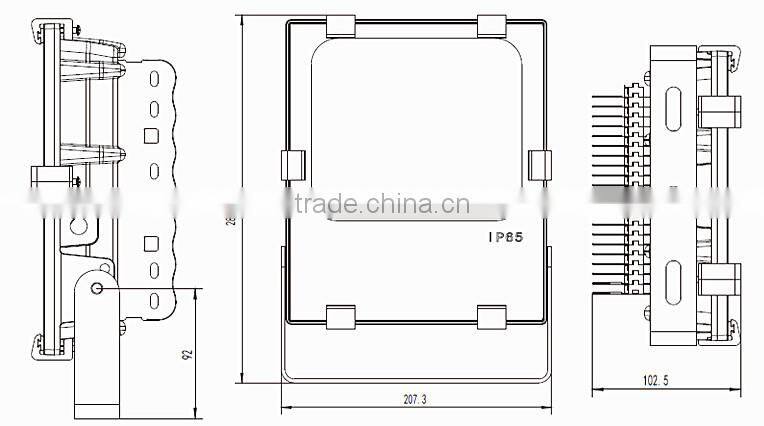 Hot new products outdoor flood light epistar SMD 3030 50W led floodlight