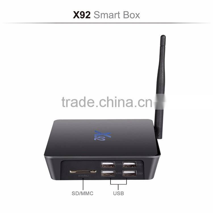 X92 octa-core T820MP3 GPU 5ghz wifi bt4.0 hdmi2.0 tv box