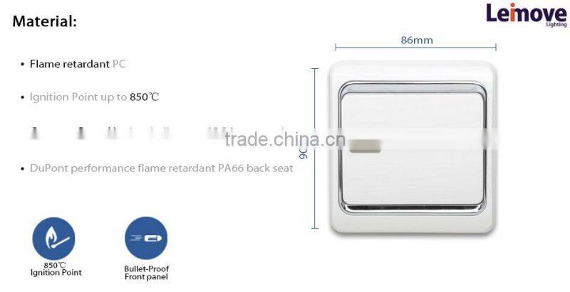 wholesale light 1 gang 1 way switch