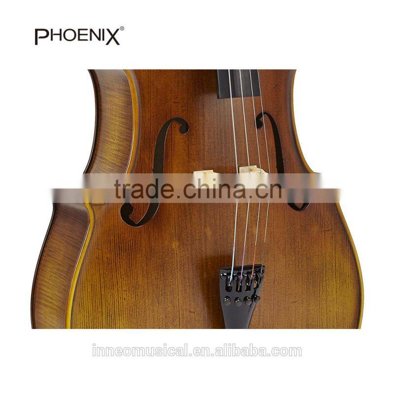Perfect Painting Solid Wood Cello With Bag