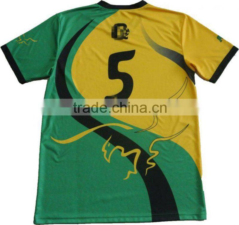wholesale dry fit polyester soccer jersey custom