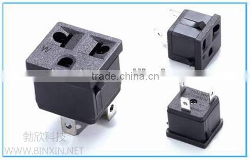 SS-601 UPS power plug socket, us 3 pin power socket, philippines type socket 3-pin plug socket