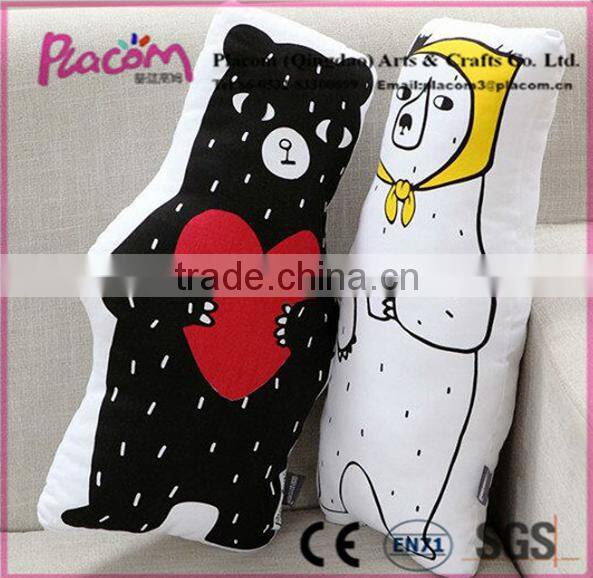 Cute Hot Selling High-Quality Special Bear Plush Pillow Animal Stuffed Doll for Promotion