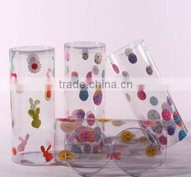 Hot,hot,hot,Customizable clear cylinder box with hand shank