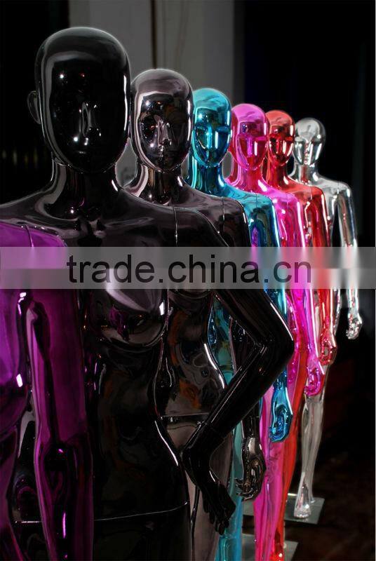 colourful chrome fashion and sexy plastic mannequin on sale