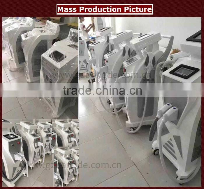 2016 NEW BD-OPT SHR fast hair removal / Nd yag laser tattoo removal machine for skin tightening