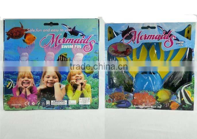New Arrival mermaid tail swim rubber swim fins monofin for children