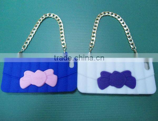 Silicone Mobile Phone Case with Handle for iPhone 5