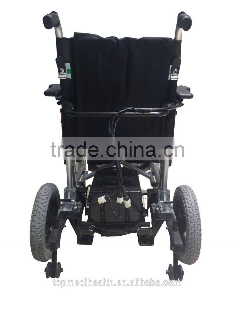 elderly care products 4 wheel electric wheelchair with lead batteries