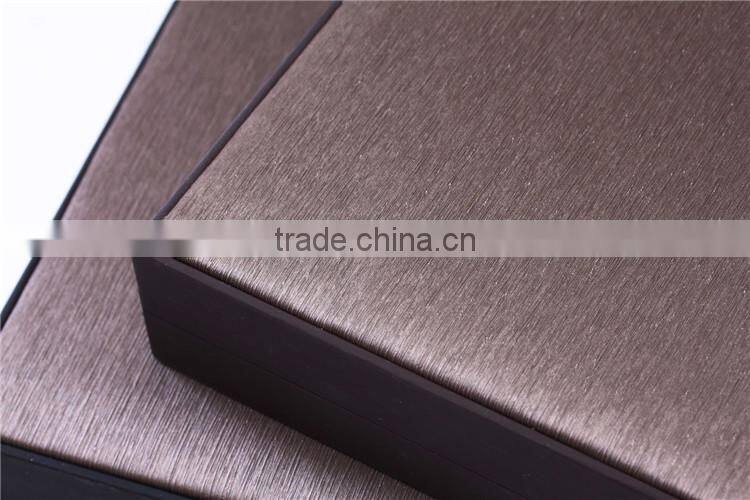 High-end custom made PU jewelry packaging case for earrings Bracelets