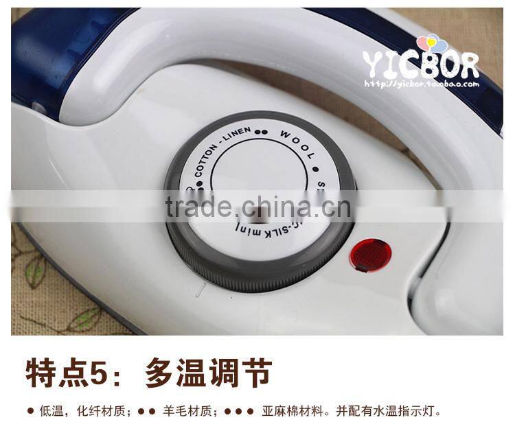 Electric mini foldable handle travel steam Iron for travel