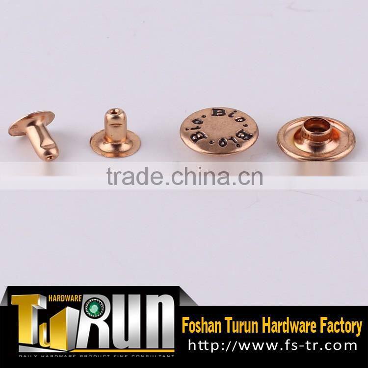 China supplier special small copper rivet washer