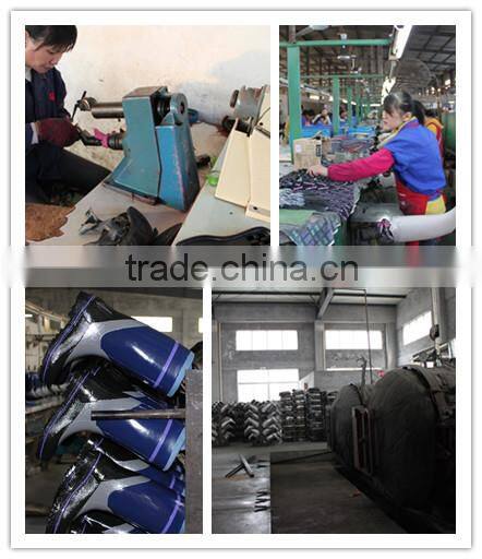 Muscle men neoprene lining ankle rubber boots