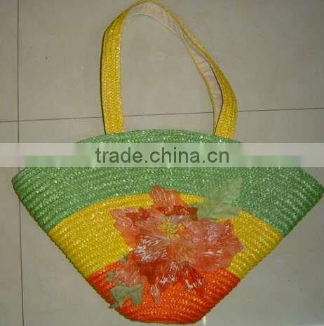 summer pupolar straw bag/beach bag