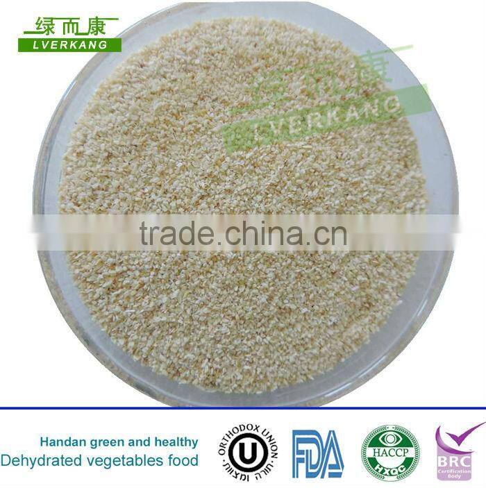 26-40mesh Dehydrated fried garlic granules spice from Tianjin or Qingdao port