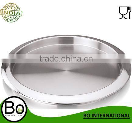 Promotional bar stainless steel cafeteria tray
