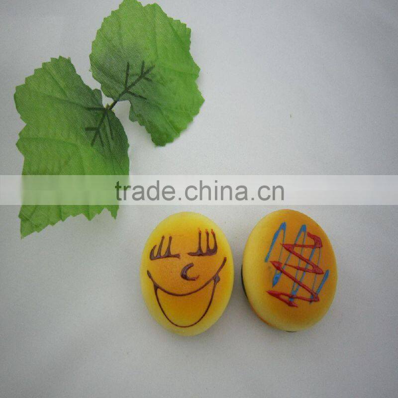 Fake PU smile bread / exaggerated facelook cake for decoration or kid's early learning