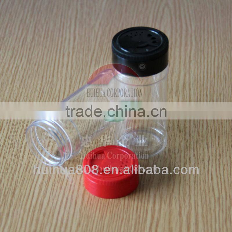 Plastic spice bottles