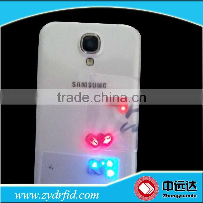 2016 hot selling NFC sticker nails with led light