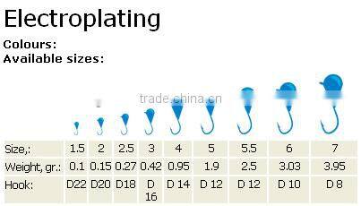 Wholesale tear drop tungsten ice fishing jigs