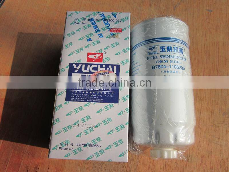 yuchai engine parts fuel sedimentor filter B7604-1105200-937