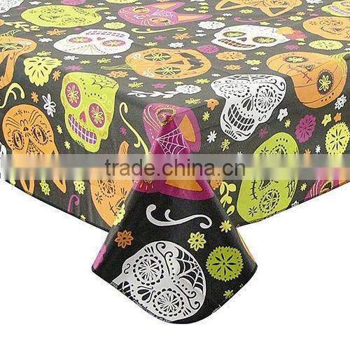 Halloween Colorful Tablecloth for Halloween Parties and Decoration
