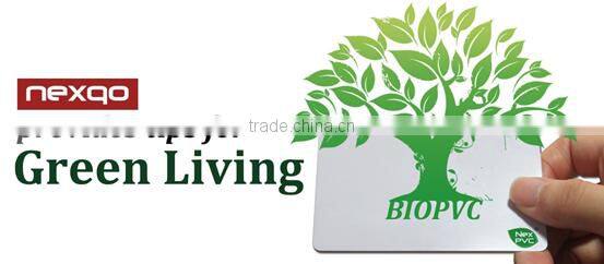 Blank Plastic CR80 hico magnetic card with barcode