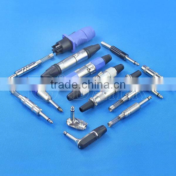 PJ-644F plastic phone jack with short PCB terminals 6.35mm jack socket