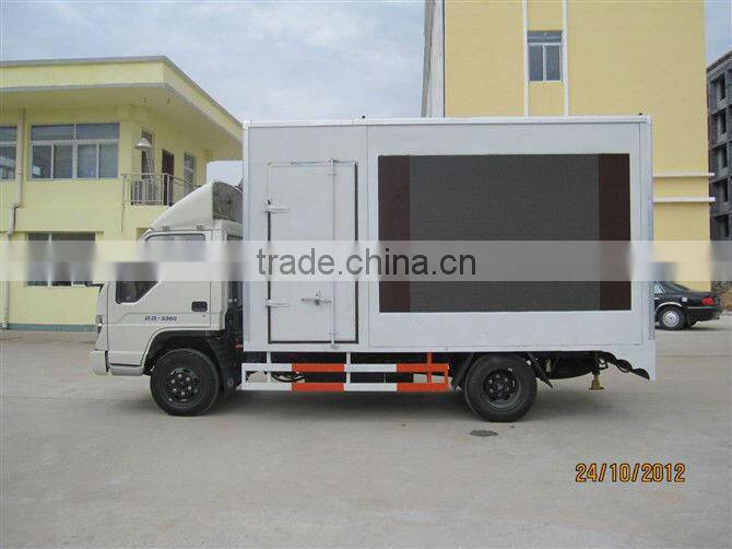 moving led display truck,advertising screen truck for sale,advertising truck box